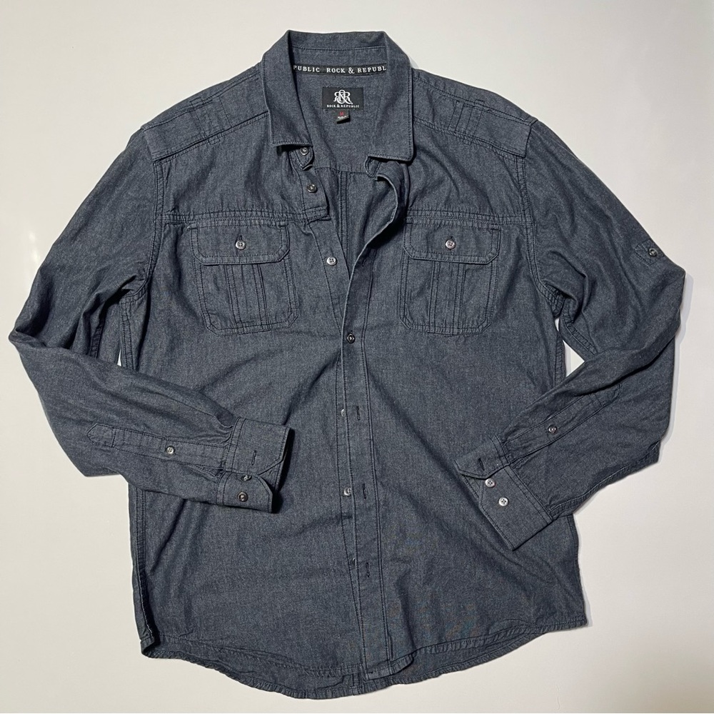 Rock & Republic Men's Shirt Button Up